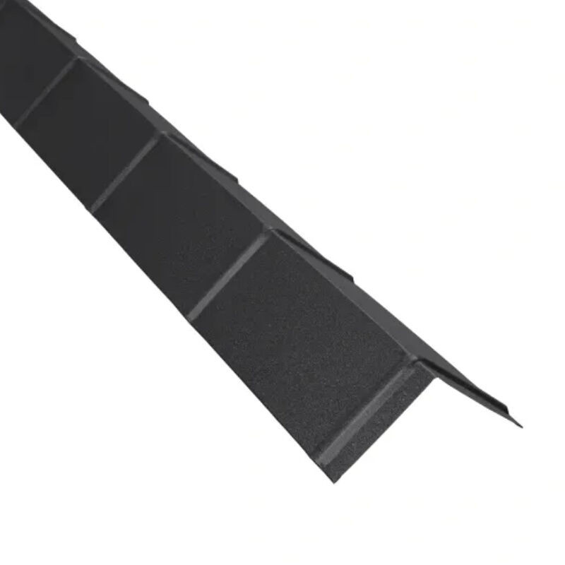 Aluminium Firstblech für Trapezbleche von Blachotrapez GmbH, Farbe: Schwarz, B/T/H: 14,5 x 14,5 x 189 cm - Bild 1