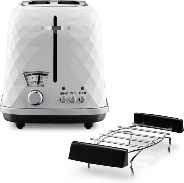De'Longhi Brillante CTJ2103.W Toaster in Weiß - Bild 1