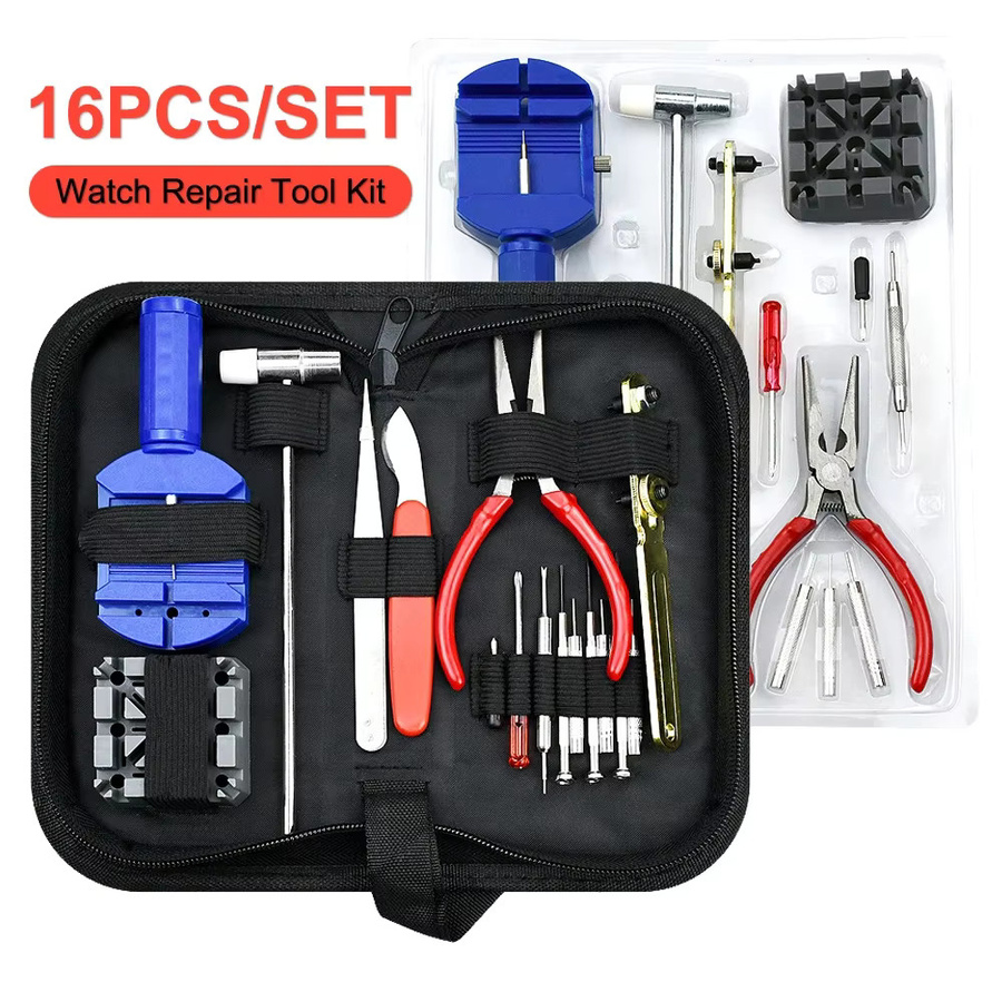 Watchpart Uhrenreparatur-Werkzeugset, 16-teilig, Unisex - Bild 2