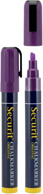 Securit 2er-Set Flüssigkreidemarker für Professionals mit Keilspitze in Rosa, Schriftbreite 2-6 mm - Bild 1