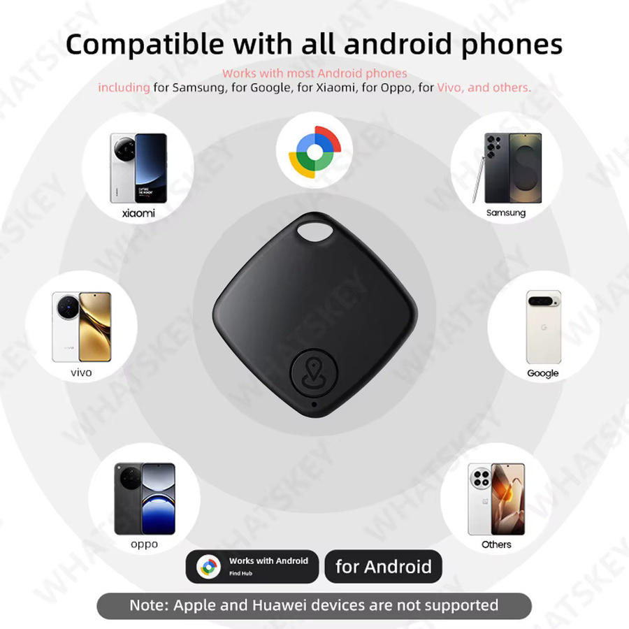 Peocke GPS-Tracker für Android mit Google Find My Funktion, tragbarer Antilost-Finder für Kinder, Haustiere, Motorrad und andere Gegenstände, erhältlich in Schwarz oder Weiß - Bild 3