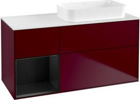 V&B Waschtischunterschrank Finion in Blau Matt, B/T: 120 x 60 cm - Bild 1