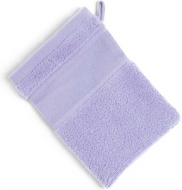Rico Design Waschhandschuh aus Baumwolle in Lila, B/H: 15 x 21 cm - Bild 1