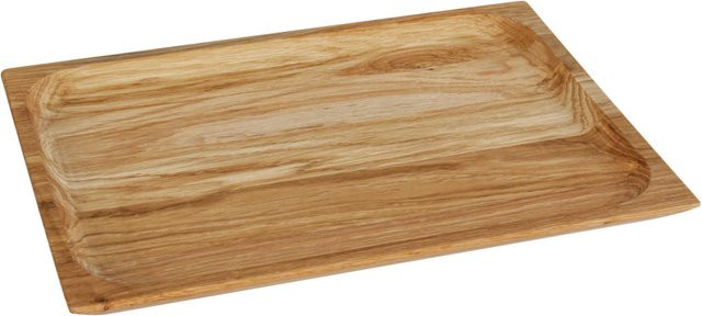 VEGA Servierbrett Olona aus Eiche in Braun, B/T/H: 35,5 x 25,5 x 2 cm - Bild 1