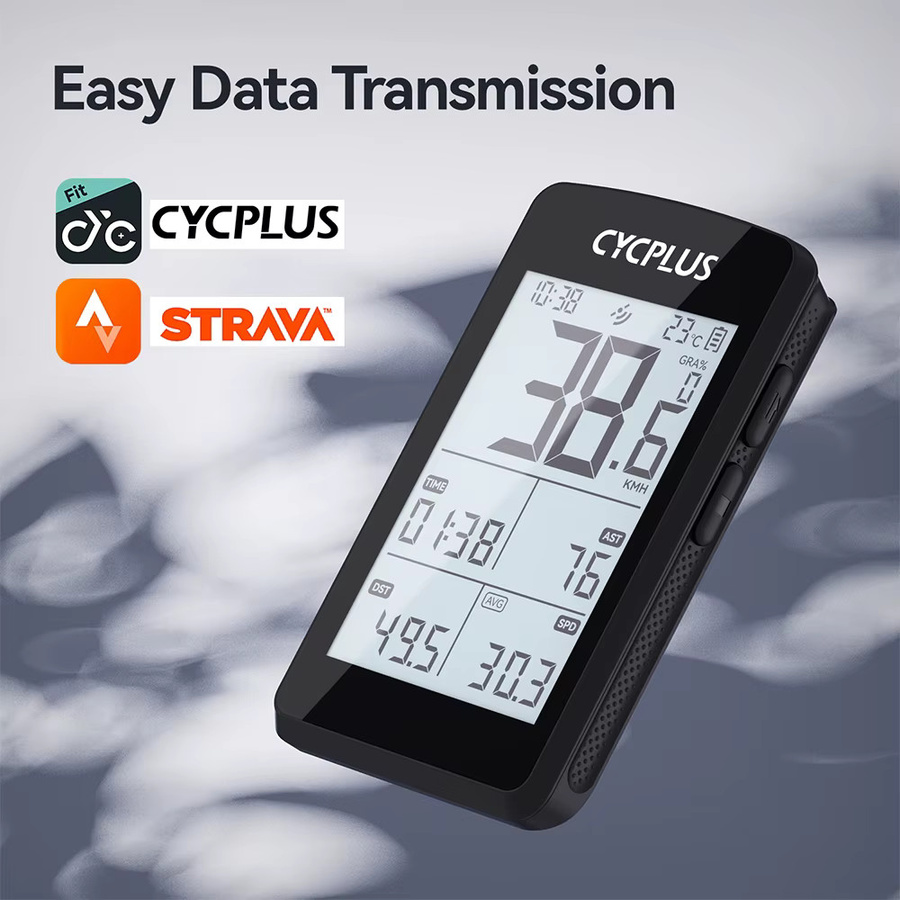 CYCPLUS M3 GPS Fahrradcomputer mit ANT+ und Bluetooth 5.0, wasserdichter Fahrrad-Tachometer in Schwarz - Bild 4