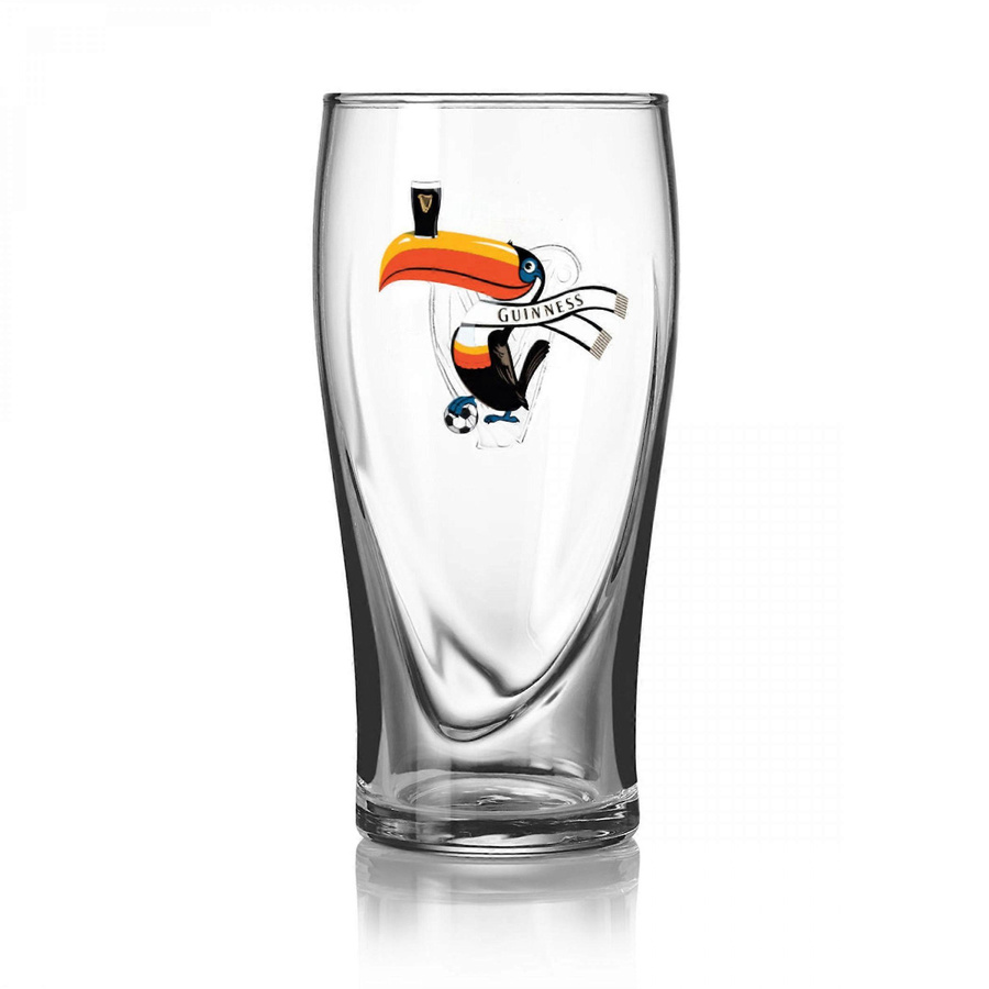 Guinness Spezialausgabe Fußballglas Weltmeisterschaft 2026 Pint Glas transparent - Bild 2