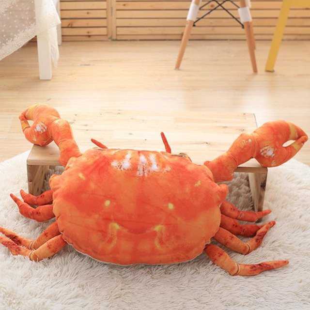 Krabbenkissen, Plüschtier, weiß - Bild 1