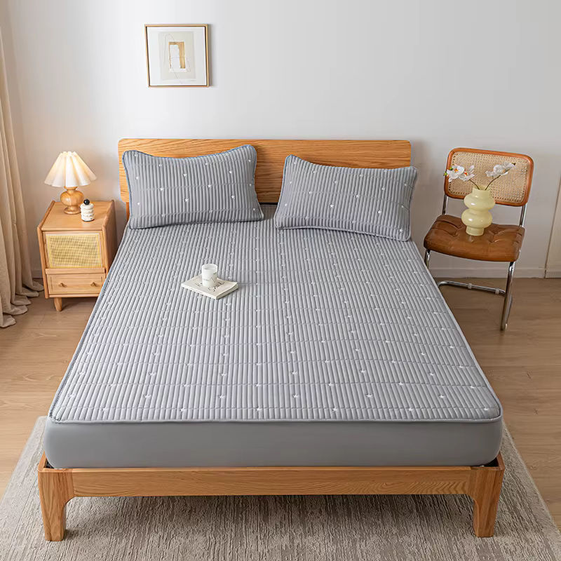 Dreamreal Wasserdichter und atmungsaktiver Matratzenschoner in Khaki, B/T: 99 x 190 cm - Bild 3