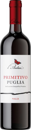 L'Antesi Primitivo Rotwein, Apulien, 2021, trocken, 0,75 l