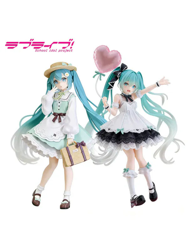 2er-Set Hatsune Miku Anime Actionfiguren Blumen-Version von Bandai aus Kunststoff in Mehrfarbig als Dekoration - Bild 6