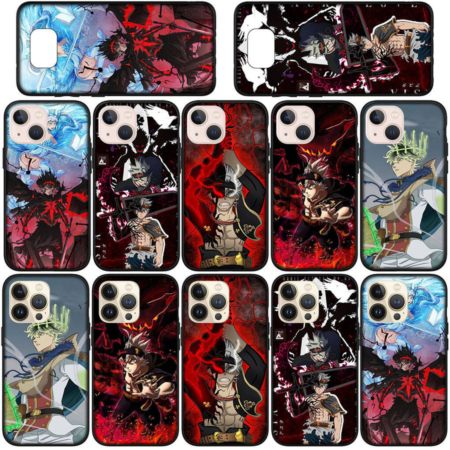 Handyhülle MINISO Cartoon Asta Black Clover für Motorola Moto Edge, Samsung Galaxy S25, iPhone 17 16 15 und Xiaomi Redmi Note 14 13 Pro Max, Farbe: Multicolour - Bild 3