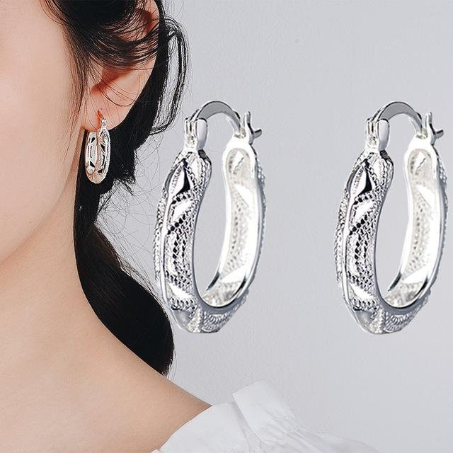 POMOiii Ohrringe, 925 Silber, Granat, Damen - Bild 1