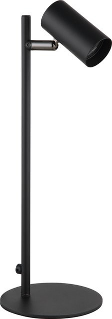 GLOBO Lighting Tischleuchte ESTE in Schwarz und Chrom aus Aluminium und Metall, verstellbar, B/T/H: 5 x 14 x 36,5 cm - Bild 1