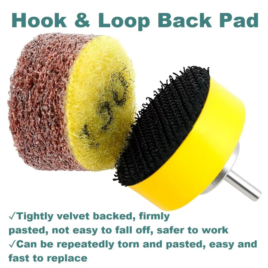 Okerqi Schwamm-Polierpads-Set in Multicolor mit 2,5 mm Schaft für Granit, Jade, Marmor und Beton, 25 mm Durchmesser, für Nass- und Trockenpolieren - Bild 3