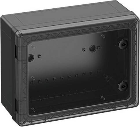 Spelsberg GEOS-S 4030-18 Schaltschrank aus Polycarbonat in Schwarz und Transparent, B/T/H: 30 x 40 x 18 cm - Bild 1