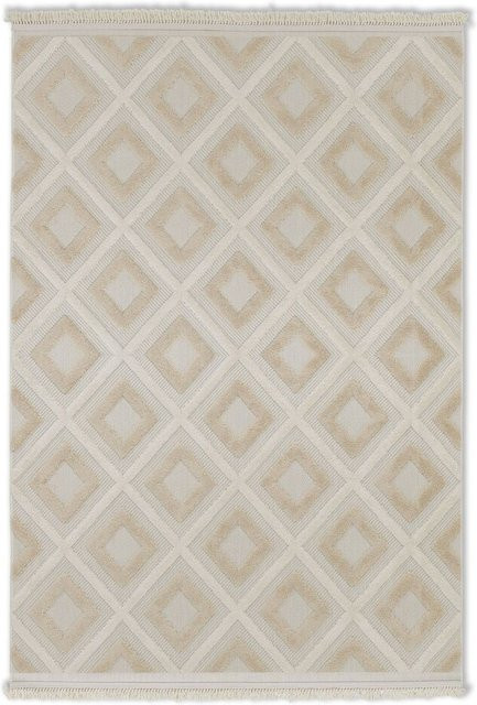 Schöner Wohnen Teppich Summer Modern Beige Braun B: 133 cm, T: 190 cm - Bild 1