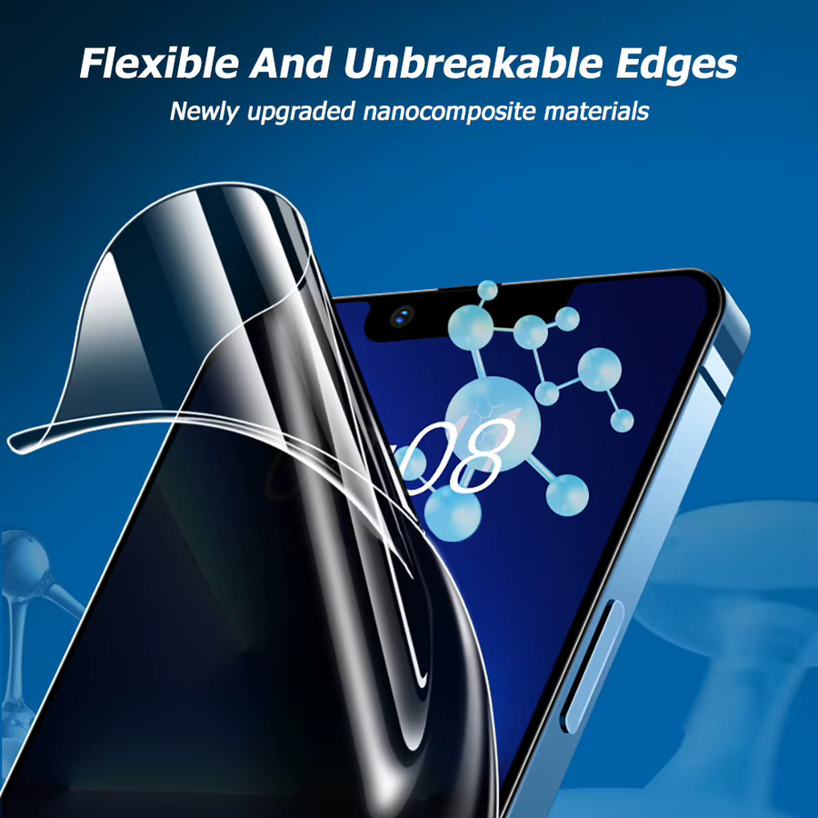3er-Pack Anti-Spionage Hydrogel Softfolie als Displayschutz für Samsung Galaxy S26 Ultra S25 S24 S23 S22 FE A57 A37 transparent - Bild 2