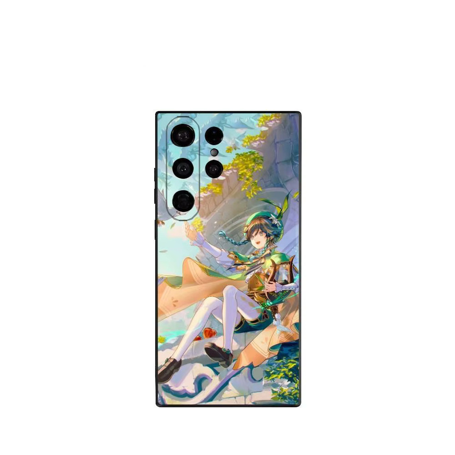 Venti Genshin Impact Handyhülle für Samsung Galaxy S25 S24 S23 S22 S21 S20 Plus 5G Frosted Non-Slip Soft Cover in Multicolour - Bild 3
