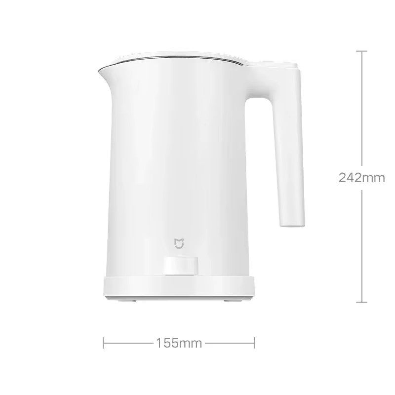 Mijia Smart Kettle 2 Pro Elektrischer Wasserkocher mit LED-Display und 24H Temperaturkonstante, Weiß, 24,2 l - Bild 3