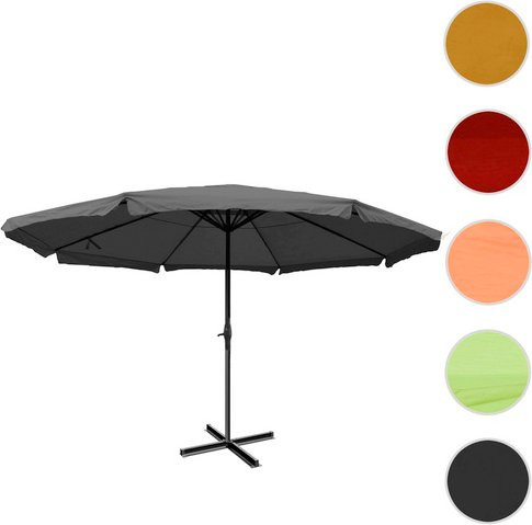 MVG Sonnenschirm MVG-HA003 in Grau mit 500 x 500 cm ohne Ständer - Bild 1