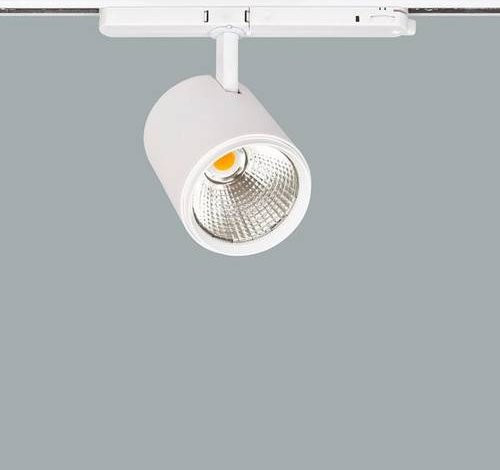 Brumberg Hochvolt-Schienensystem-Leuchte Weiß aus Aluminium mit Reflektor und Adapter - Bild 1