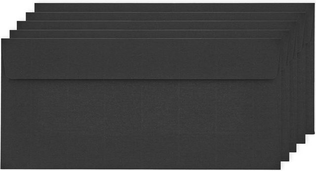 Rico Design Paper Poetry Luxury Umschläge DIN Lang Schwarz - Bild 1