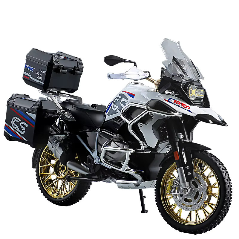 R1250 GS ADV Motorrad Modell, 1:10, Metall, Schwarz - Bild 5
