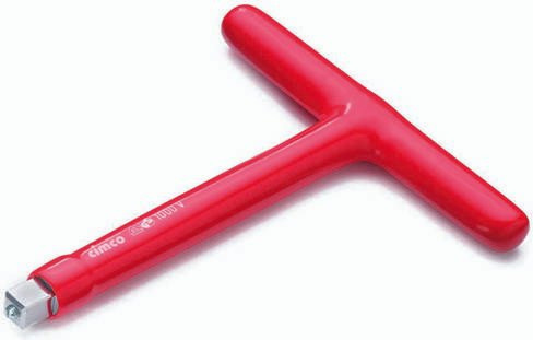 Cimco Steckschlüssel-Quergriff mit 1/2 Zoll Antrieb in Rot, Länge: 200 mm - Bild 1