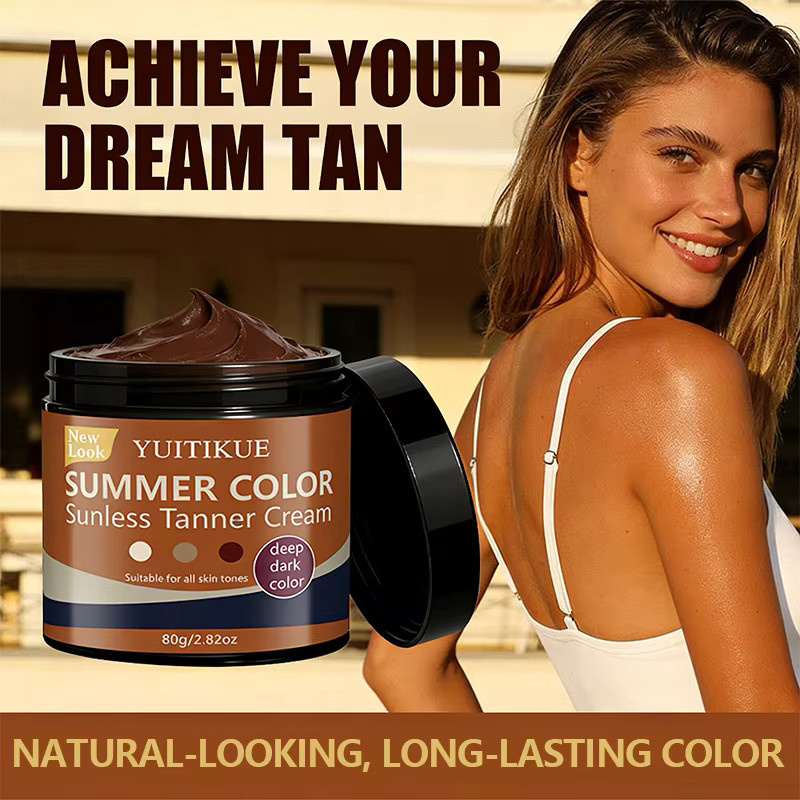 YUITIKUE Summer Color Selbstbräuner Körpercreme, 80g, Unisex - Bild 6