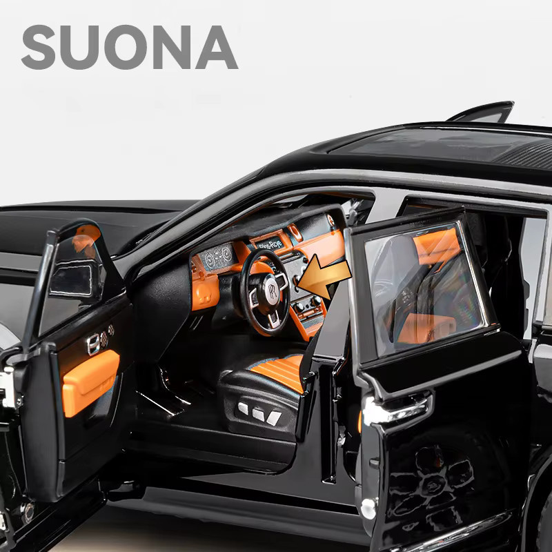 MAKEDA Rolls Royce SUV Cullinan, Auto Modell, 1:20, Metall, mit Licht und Sound - Bild 3