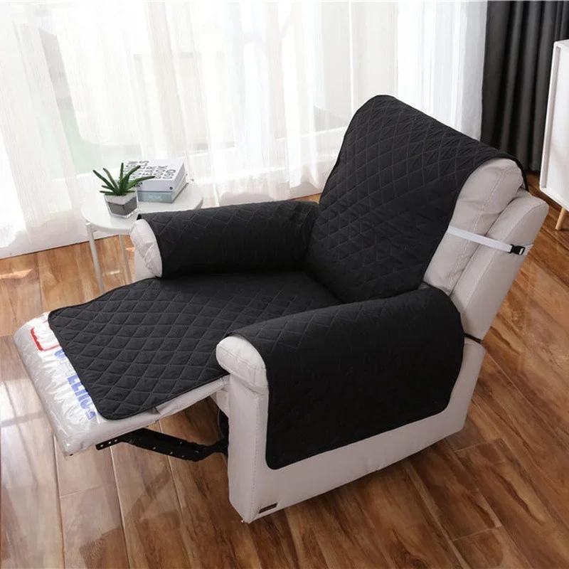 Wasserdichter Bezug für Liegestühle und Sessel mit verstellbarem Gummiband, Fleckgeschützter Möbelschutz aus Mikrofaser für Sofa und Couch - Bild 1