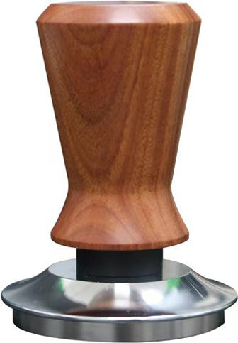 PEISI Espresso Tamper mit Federbelastung und Walnussholz-Griff aus Edelstahl, Braun/Mehrfarbig, Durchmesser: 51 mm / 53 mm / 58 mm - Bild 1