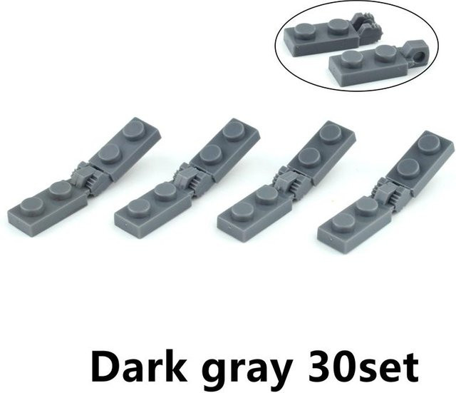 Wucifang Bags Scharnierstein 1x4 Drehbare Basis Bausteine, 30-teiliges Set, ab 6 Jahren - Bild 1