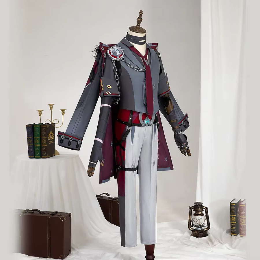 Genshin Impact Wriothesley Cosplay Kostüm, Komplettes Set - Bild 4