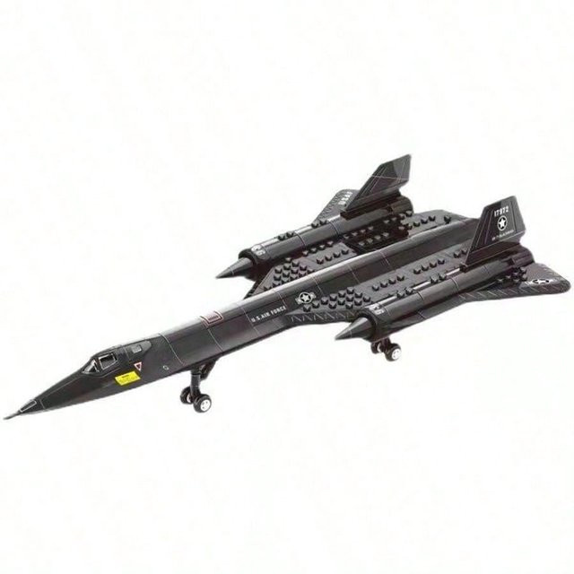 Yiran toy Stadtpolizei SWAT SR-71 Blackbird Flugzeug Bausteine Militär ab 6+ - Bild 1