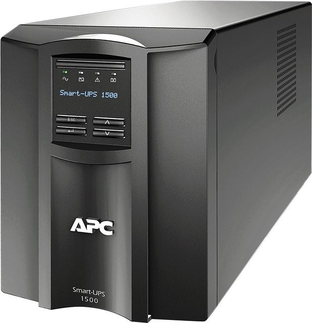 APC Smart-UPS SMT1500IC USV 1500VA 1000W Schwarz mit LCD und USB-Anschlüssen - Bild 1