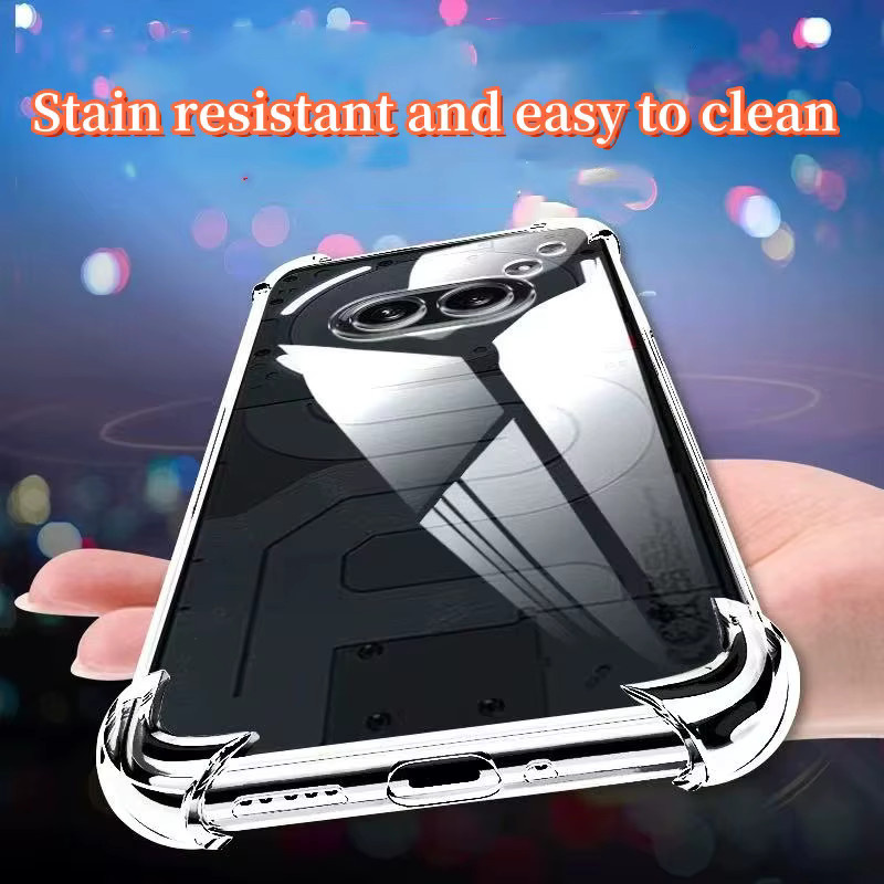 Transparente und stoßfeste TPU-Handyhülle für Nothing Phone 3a PRO, Phone 3a, Phone 2a und Phone 2 in Clear - Bild 4