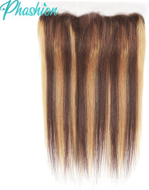 Phashion Lace Frontal Extensions, 26 Zoll, 100 % Echthaar, P4/27 - Bild 1