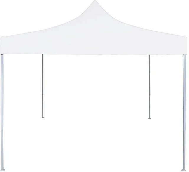 vidaXL Profi-Partyzelt faltbar aus Stahl in Weiß, B/T/H: 3 x 3 x 2,5 m - Bild 1