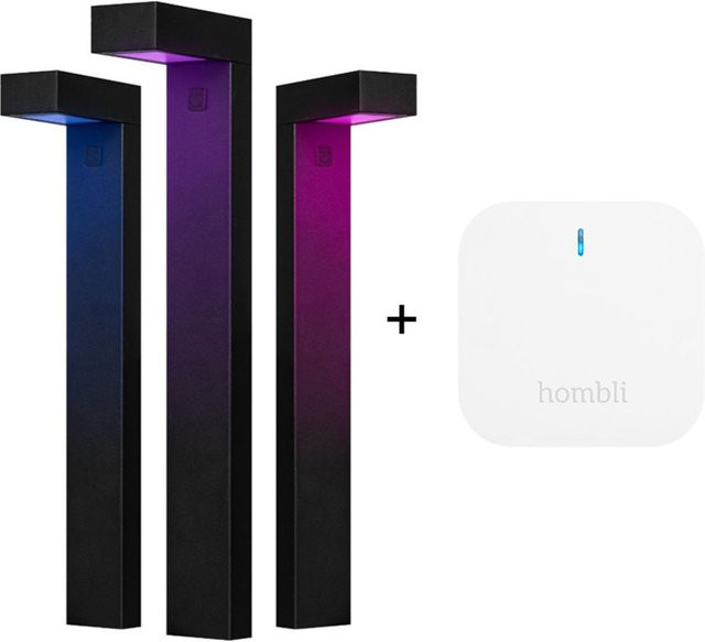 Hombli Smart Pathway Light Starter Kit mit Smart Bluetooth Bridge in Schwarz - Bild 1