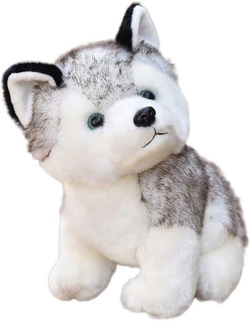 Husky Plüschtier, Puppe, 24 cm, Grau - Bild 1