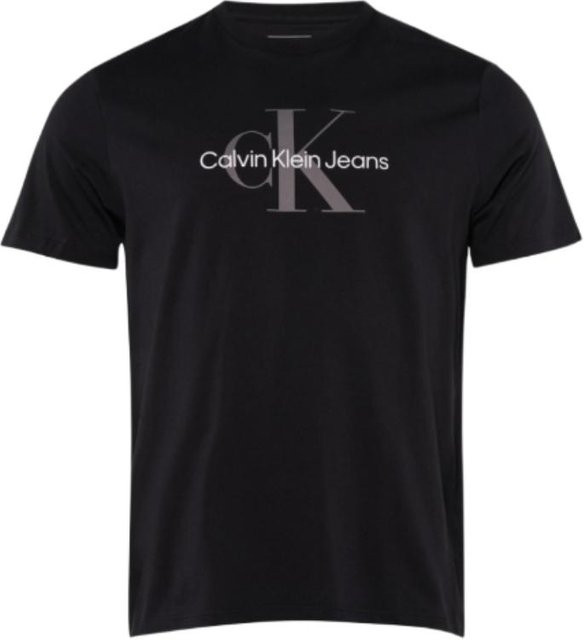 Calvin Klein T-Shirt, Kurzarm, Rundhals, Herren, Schwarz - Bild 1