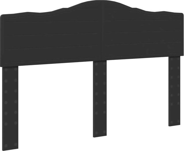vidaXL Kopfteil in Schwarz und Eichen-Optik aus Holzwerkstoff, Breite: 160 cm - Bild 1