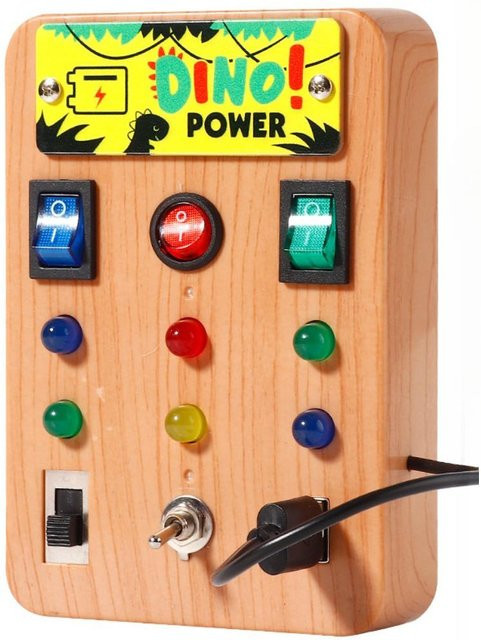 Binchi Outdoor Product LED-Leuchtende Holz-Aktivitätentafel, ab 1,5 Jahre - Bild 1