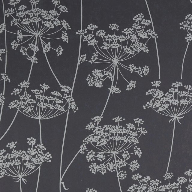 Superfresco Easy Vliestapete Aura Navy in Blau mit floralem Design, B: 0,52 m, L: 10,05 m - Bild 1
