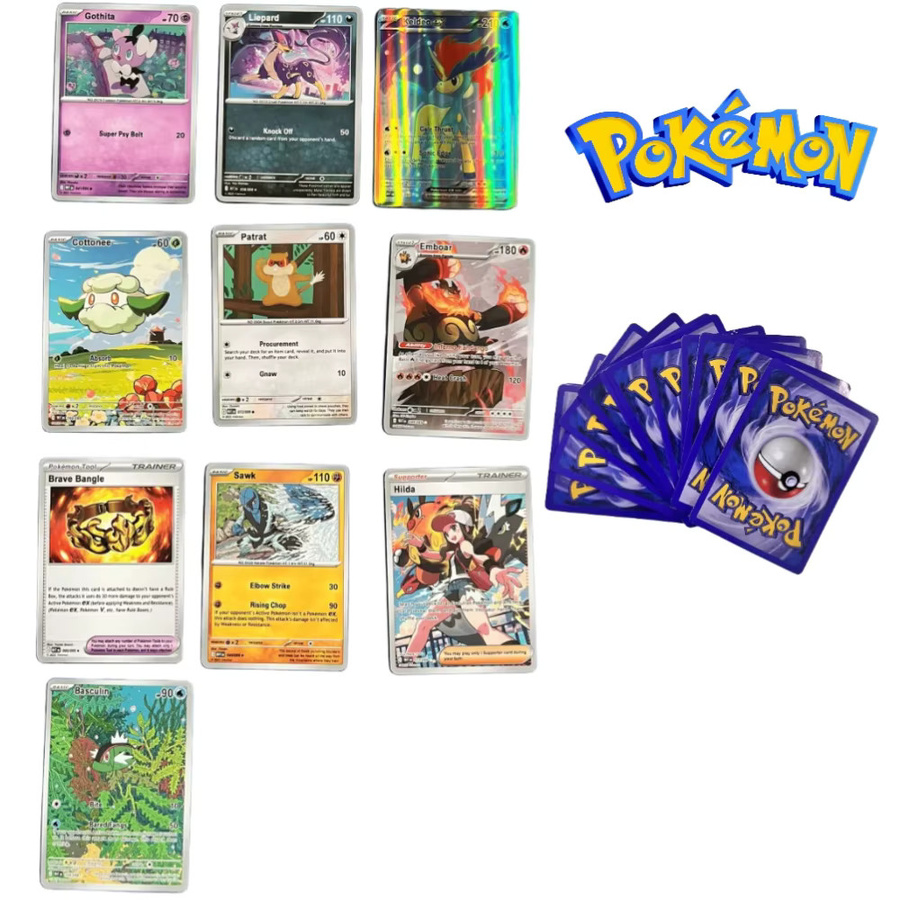 Keeppley Pokémon Sammelkartenspiel-Set, Fantasy, ab 6 Jahren, Englisch - Bild 4