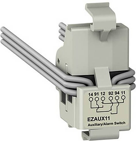 Schneider Electric EZAUX11 Hilfskontaktblock für Schütz in Grau - Bild 1