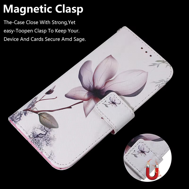 JESSLEI Stand Flip Wallet Case Leder Schutzhülle für iPhone 11 12 13 14 15 16 17 Pro Max XR Plus 16e 17 Air - Bild 4