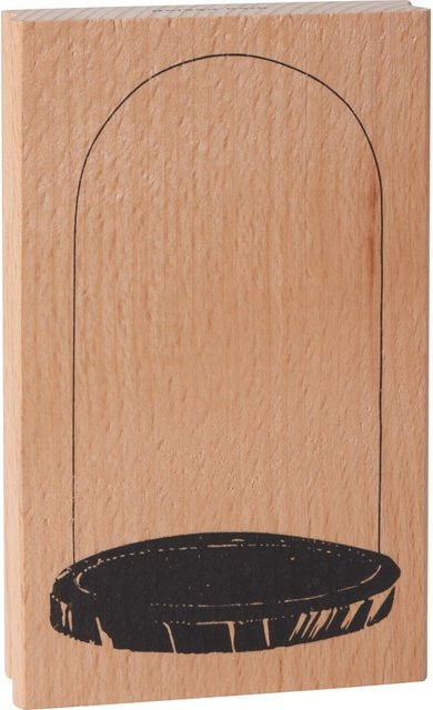 Rico Design Paper Poetry Maxi-Stempel Glasglocke, B/H: 7,5 x 12 cm - Bild 1