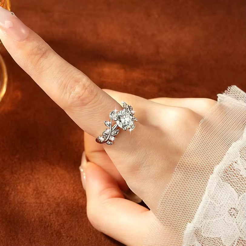 Celestinova Ring, Moissanite, Silber, Damen - Bild 5